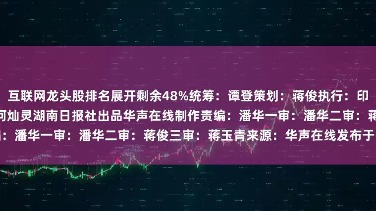 互联网龙头股排名展开剩余48%统筹：谭登策划：蒋俊执行：印奕帆文案/AIGC：潘华设计：何灿灵湖南日报社出品华声在线制作责编：潘华一审：潘华二审：蒋俊三审：蒋玉青来源：华声在线发布于：北京市